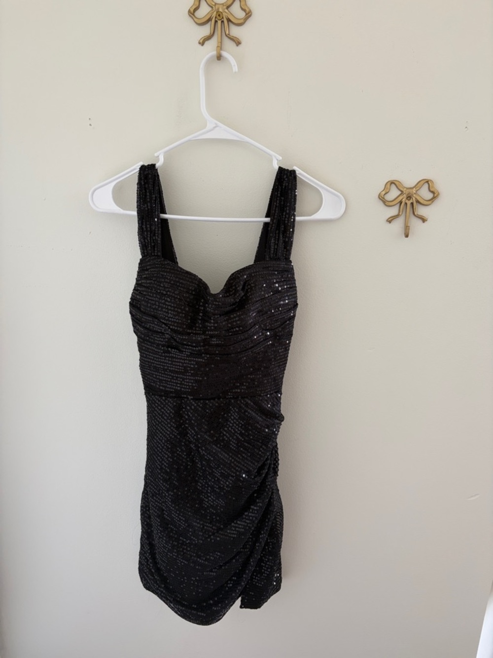 Black Sequin Dress